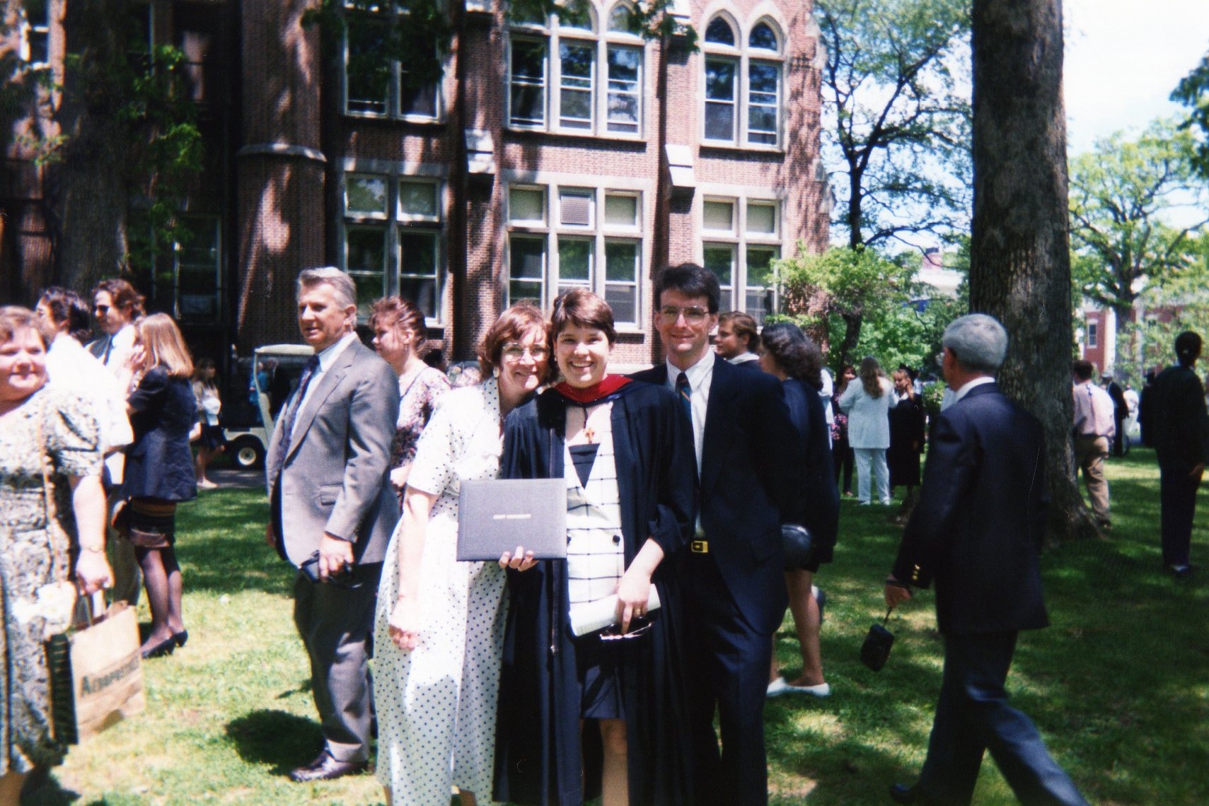 With family at Drew graduation